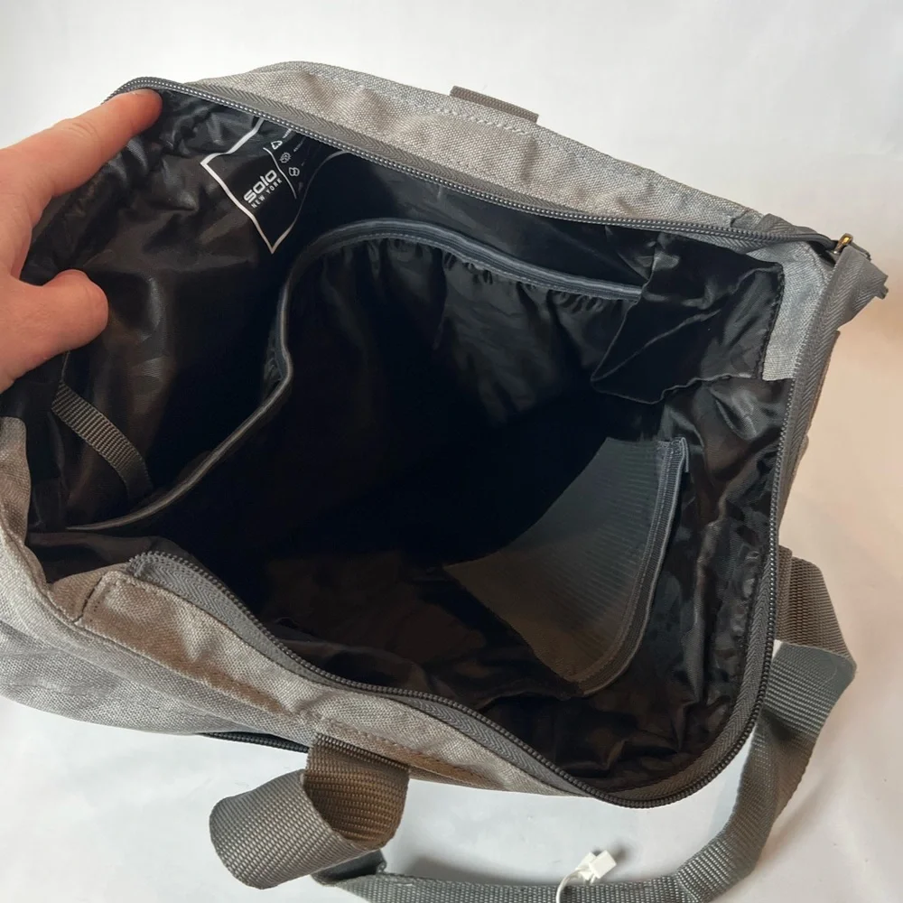 Solo New York Recycled Laptop Tote Bag NWT Fits 15.6” Laptop Work Bag